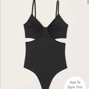 Abercrombie Seamless Cutout Cami Bodysuit
